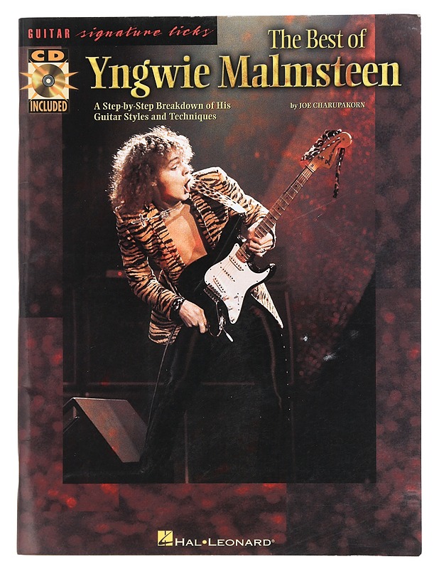 The best of Yngwie Malmsteen : a step by step breakdown of his guitar styles and techniques - Malmsteen, Yngwie - Musiikki- ja elokuvakirjat - 10105426181 - 0
