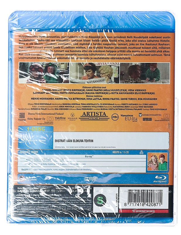 Risto Räppääjä Ja Liukas Lennart - Blu-Ray - Blu-ray-levyt - 10105426217 - 1