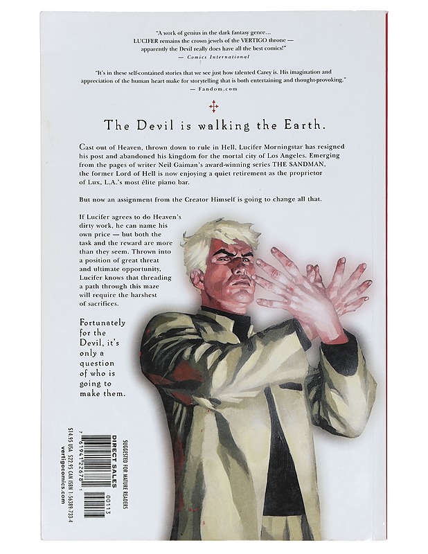 Lucifer vol. 1 : Devil in the gateway - Carey, Mike - Sarjakuvat - 10105426216 - 1