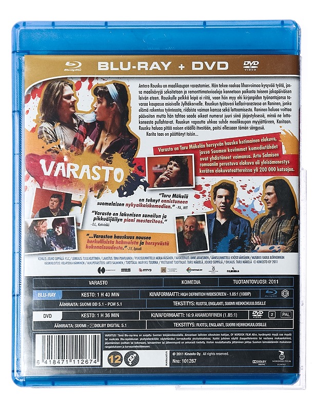 Varasto - Blu-Ray + DVD - Blu-ray-levyt - 10105426240 - 1
