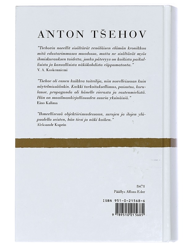 Valitut novellit. I-II - Tsehov, Anton - Romaanit ja novellit - 10105426236 - 1
