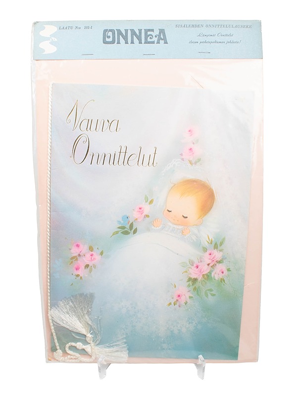 Vauva Onnittelut adressi ja kirjekuori - 1 kpl - Askartelu - 10105426290 - 0