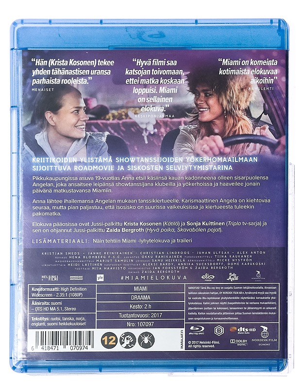 Miami - Blu-Ray - Blu-ray-levyt - 10105426261 - 1