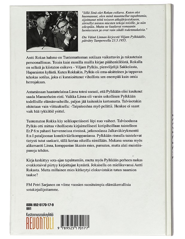 Tuntematon Rokka - Petri Sarjanen - Elämäkerrat ja muistelmat - 10105426281 - 1