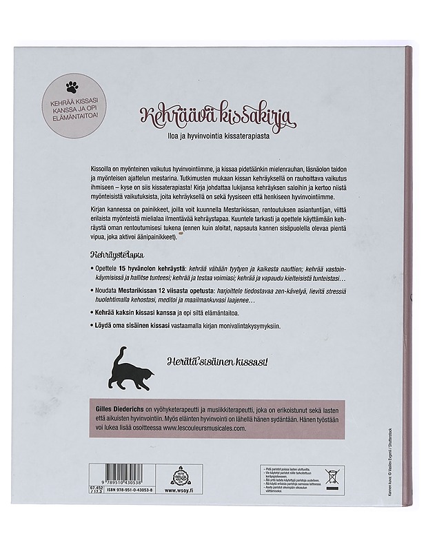 Kehräävä kissakirja : iloa ja hyvinvointia kissaterapiasta - Diederichs, Gilles - Tietokirjat ja oppaat - 10105426334 - 1