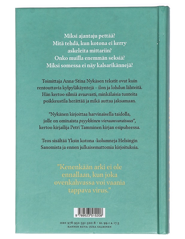 Yksin kotona - Anna-Stina Nykänen - Kaunokirjallisuus - 10105426397 - 1