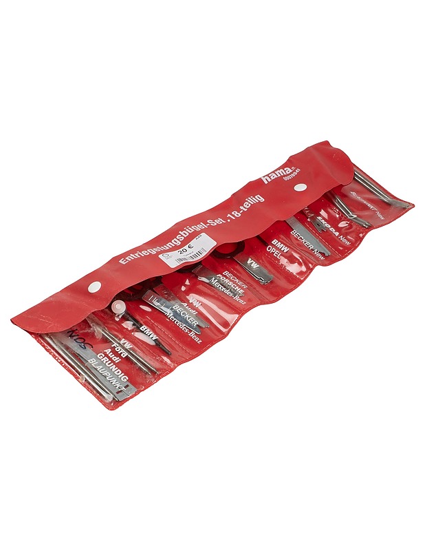 HAMA autoradion irroitussarja, 18-osainen - Muut urheiluvälineet ja vapaa-aika - 10105426412 - 0