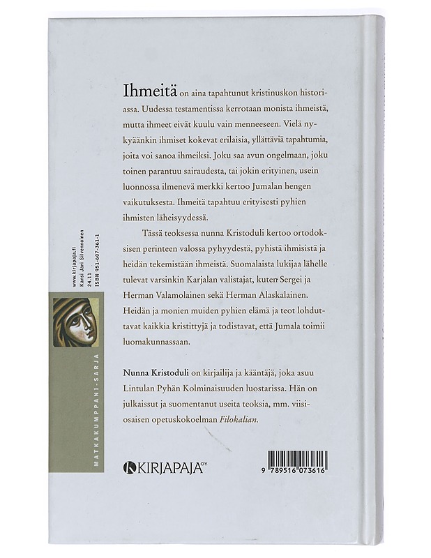 Maahan kumartuneet sypressit : pyhät ihmiset ja ihmeet - nunna Kristoduli - Elämäkerrat ja muistelmat - 10105426439 - 1