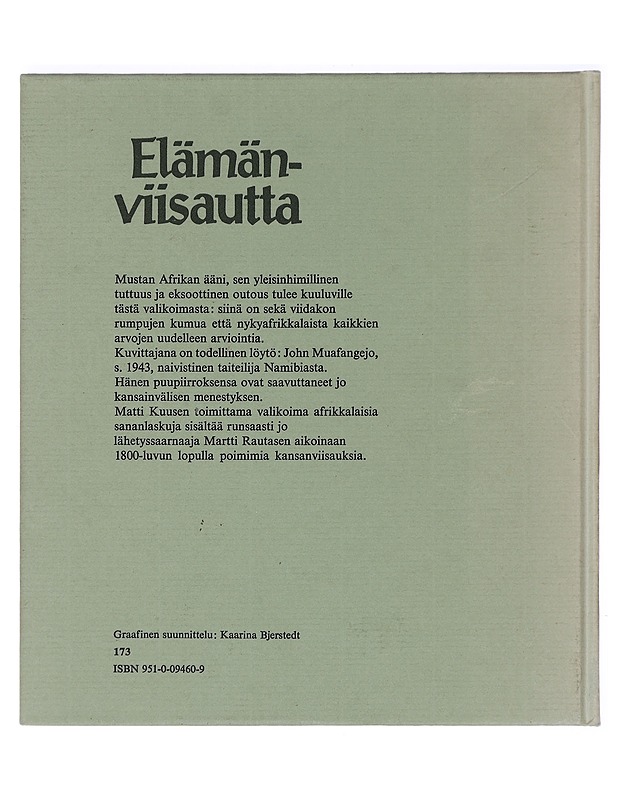 Mustan Afrikan viisautta - Kuusi, Matti - Runot ja näytelmät - 10105426441 - 1