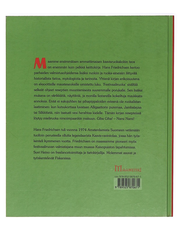 Mieliruokaa kasviksista ja kalasta - Friedrichsen, Hans - Ruokakirjat - 10105426481 - 1