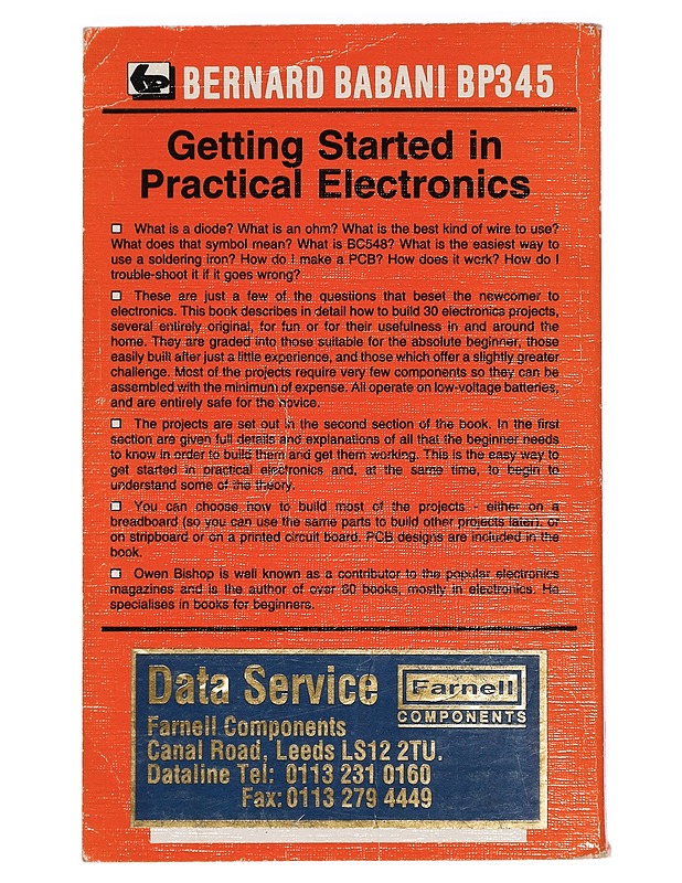 Getting started in practical electronics - Bishop, Owen - Tietokirjat ja oppaat - 10105426488 - 1