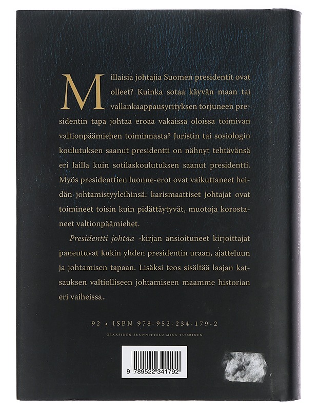 Presidentti johtaa - Kekkonen, Jukka - Elämäkerrat ja muistelmat - 10105426538 - 1