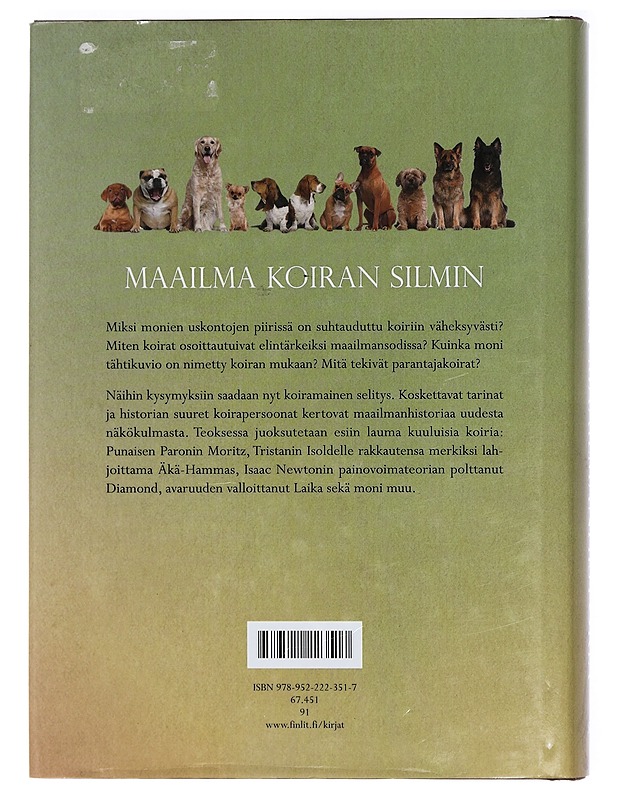 Koirien maailmanhistoria - Petri Pietiläinen - Historiakirjat - 10105426554 - 1