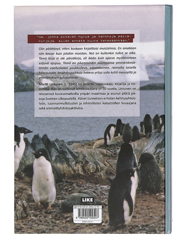 Elämäni : satunnaisia sekunninosia - Lintunen, Martti - Elämäkerrat ja muistelmat - 10105426583 - 1