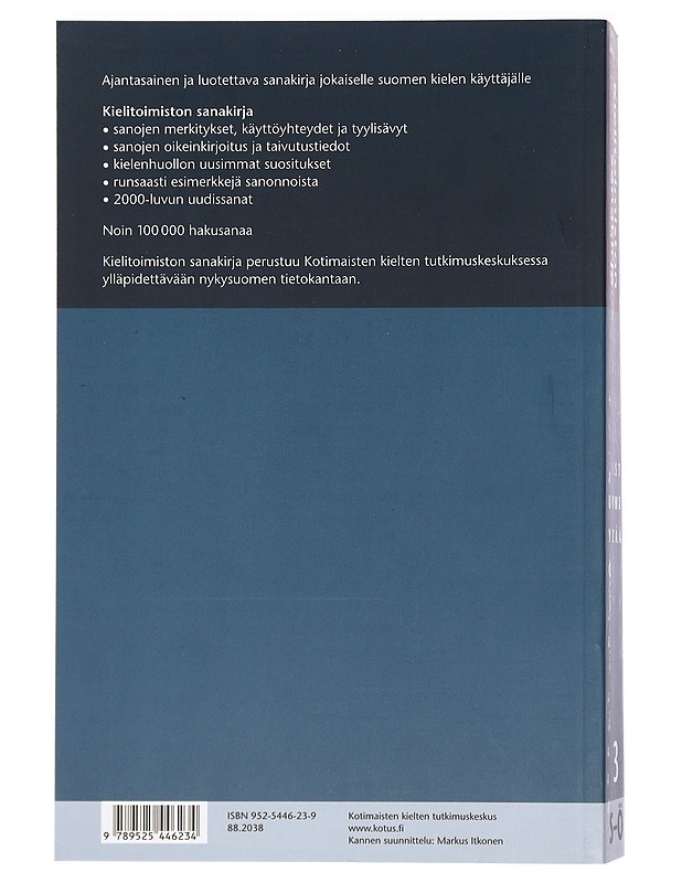 Kielitoimiston sanakirja. 3. osa, S-Ö - Grönros, Eija-Riitta - Matkaoppaat ja sanakirjat - 10105426592 - 1