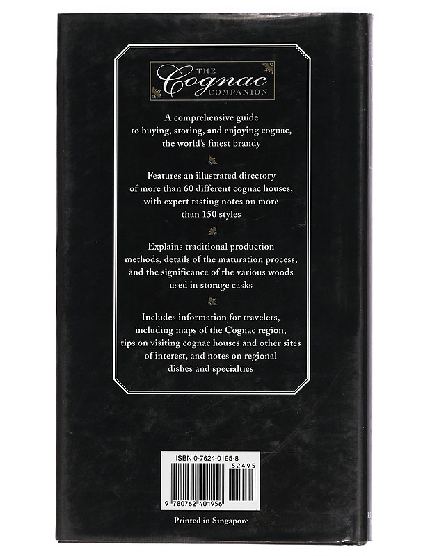The Cognac Companion : A Connoisseur's Guide - Gregory, Conal R. - Tietokirjat ja oppaat - 10105426602 - 1