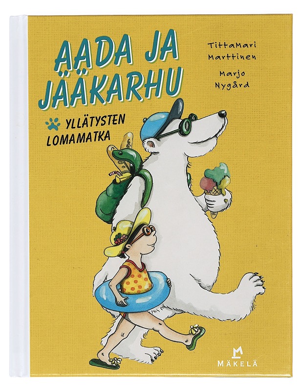 Aada ja jääkarhu : yllätysten lomamatka - Marttinen, Tittamari - Lastenkirjat - 10105426661 - 0
