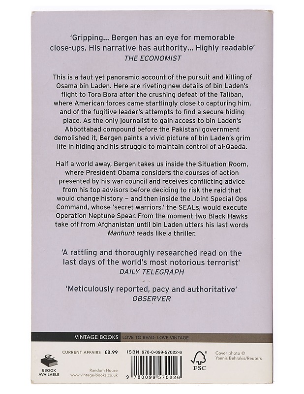 Manhunt. From 9/11 to Abbottabad - The Ten-Year Search for Osama Bin Laden - Peter Bergen - Elämäkerrat ja muistelmat - 10105426699 - 1