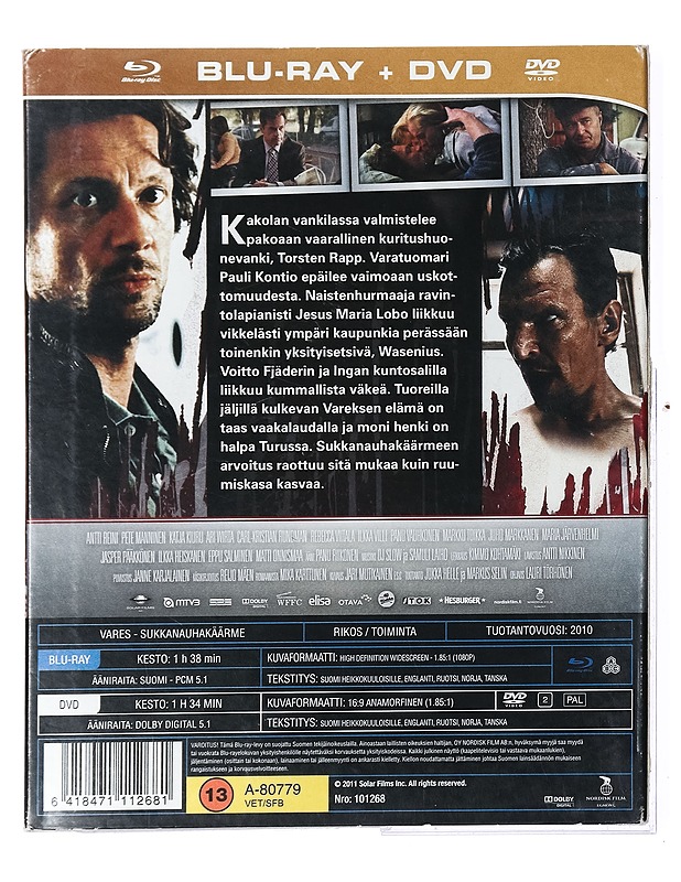 Vares: Sukkanauhakäärme - Blu-Ray + DVD - DVD-elokuvat - 10105426726 - 1