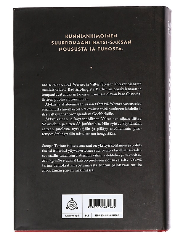 Stalingradin Viemärit - Sampo Terho - Romaanit ja novellit - 10105426722 - 1