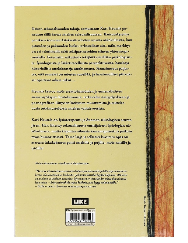 Miehen seksuaalisuus - Kari Heusala - Tietokirjat ja oppaat - 10105426745 - 1
