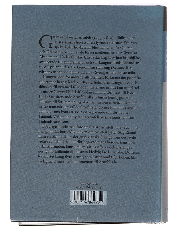 Gustaf Mauritz Armfelt 1757-1814 - Ramel, Stig - Elämäkerrat ja muistelmat - 10105426756 - 1