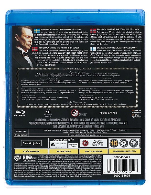 Boardwalk Empire - Blu-Ray - Blu-ray-levyt - 10105426787 - 1