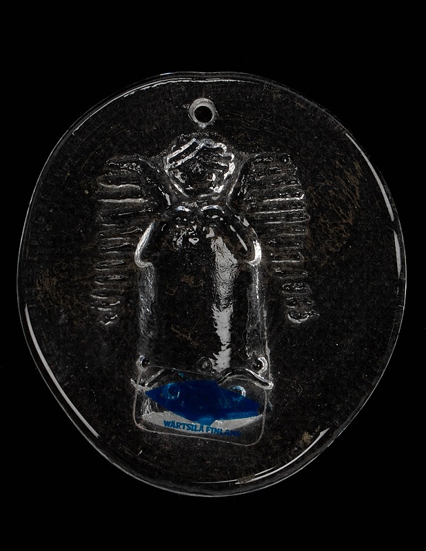 NUUTAJÄRVI enkeli lasikoriste - Joulutuotteet - 10105426833 - 1