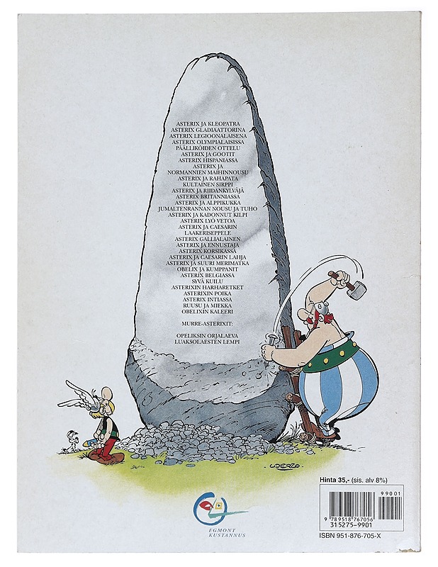 Kallija tyttölöi - Uderzo, Albert - Sarjakuvat - 10105426861 - 1