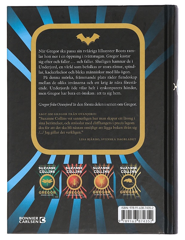 Gregor från Ovanjord - Collins, Suzanne - Romaanit ja novellit - 10105426873 - 1