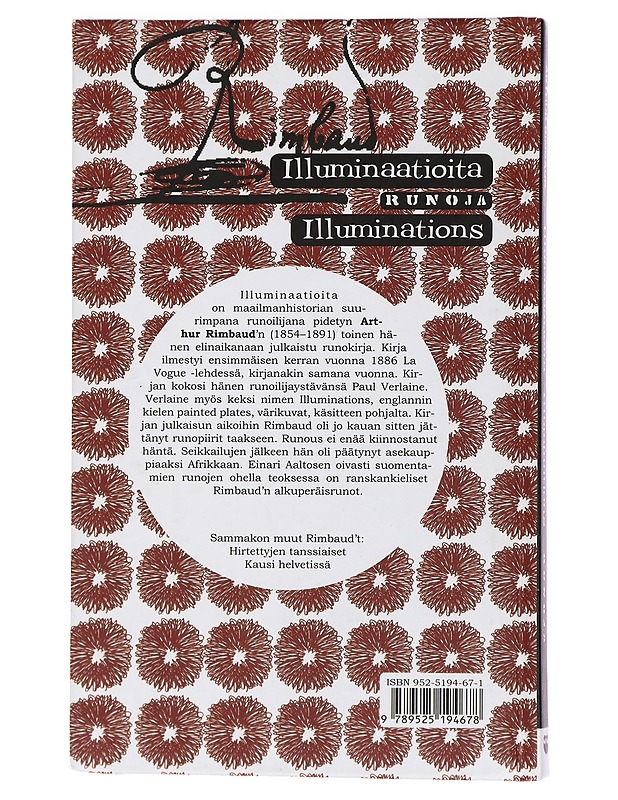 Illuminaatioita : Runoja ; Illuminations - Arthur Rimbaud - Runot ja näytelmät - 10105426875 - 1