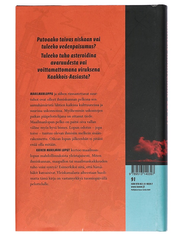 Kaiken maailman loput : auringon sammumisesta ötököiden hyökkäykseen - Esa Vilenius - Tietokirjat ja oppaat - 10105426876 - 1