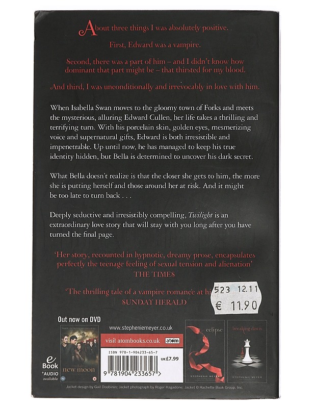 Twilight - Stephenie Meyer - Elämäkerrat ja muistelmat - 10105426884 - 1