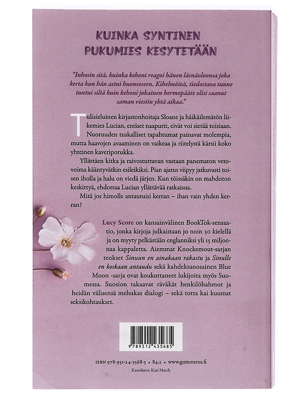 Sinusta pidän aina kiinni - Score, Lucy - Kaunokirjallisuus - 10105426980 - 1