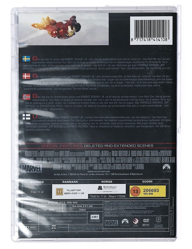 Iron Man - DVD - DVD-elokuvat - 10105426978 - 1