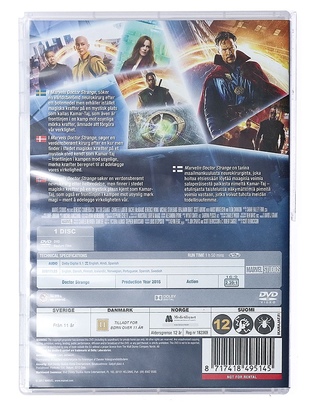 Doctor Strange - DVD - DVD-elokuvat - 10105426988 - 1
