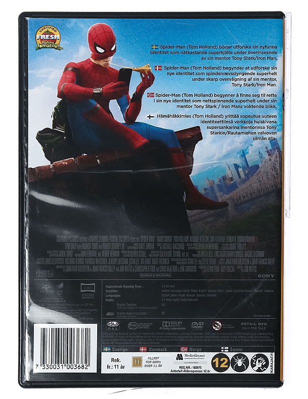 Spider-Man: Homecoming - DVD - DVD-elokuvat - 10105427007 - 1