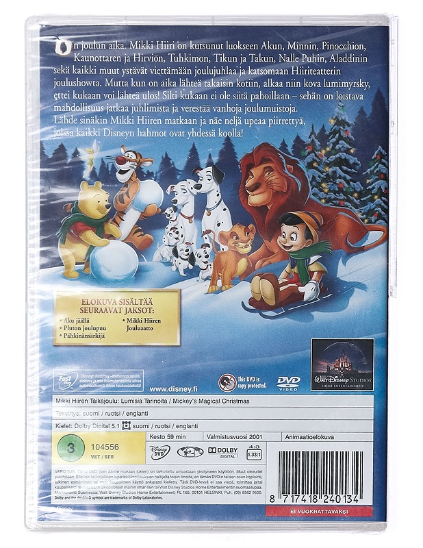 Mikki Hiiren taikajoulu: Lumisia tarinoita - DVD - DVD-elokuvat - 10105427016 - 1