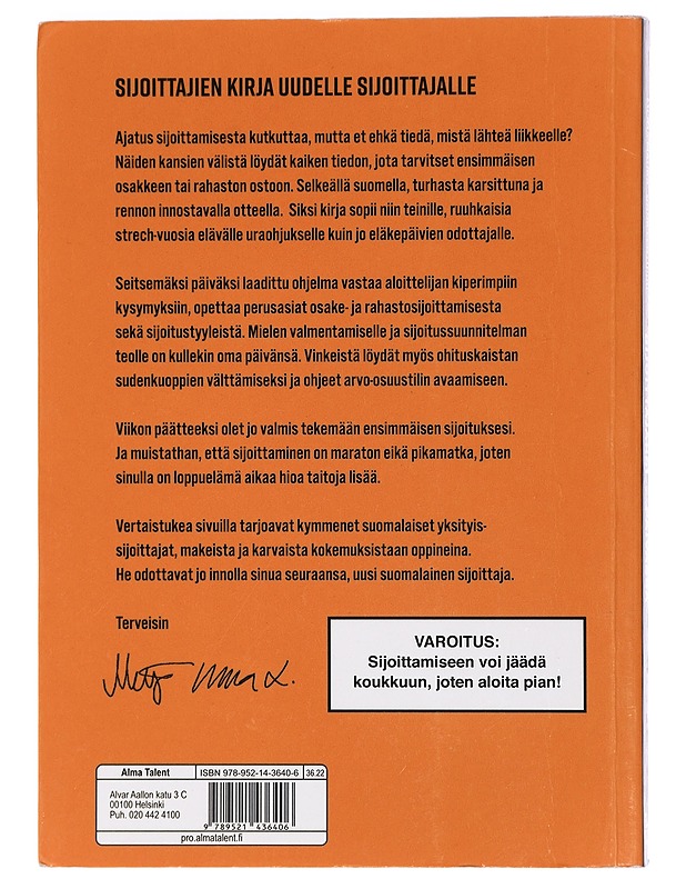 Sijoittajaksi 7 päivässä - Mähkä, Merja - Harrastekirjat - 10105427042 - 1