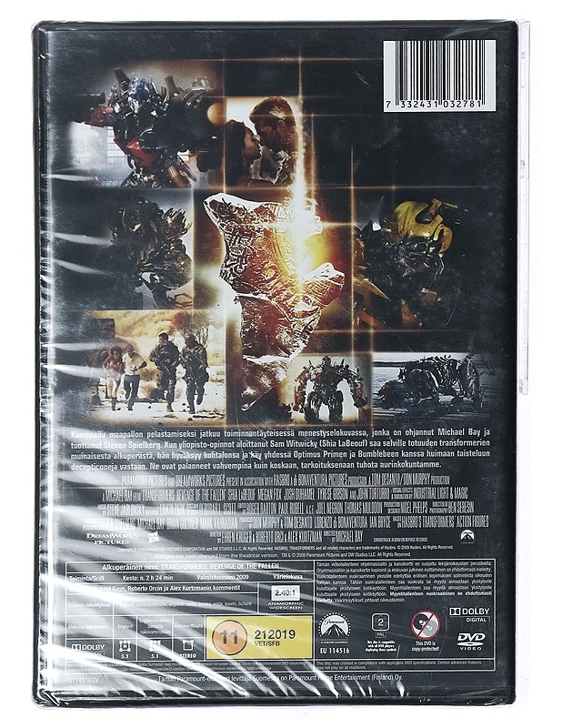 Transformers: Kaatuneiden kosto - DVD - DVD-elokuvat - 10105427070 - 1