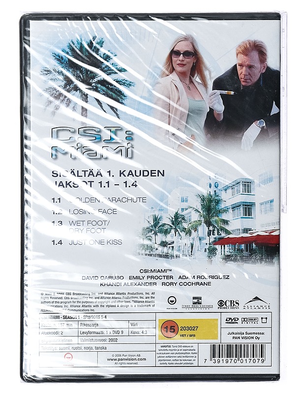 CSI: Miami, 1. kauden jaksot 1-4 - DVD - DVD-elokuvat - 10105427083 - 1