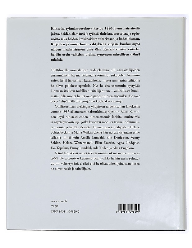 Suomalaisia naistaiteilijoita 1880-luvulta - Riitta Konttinen - Elämäkerrat ja muistelmat - 10105427110 - 1