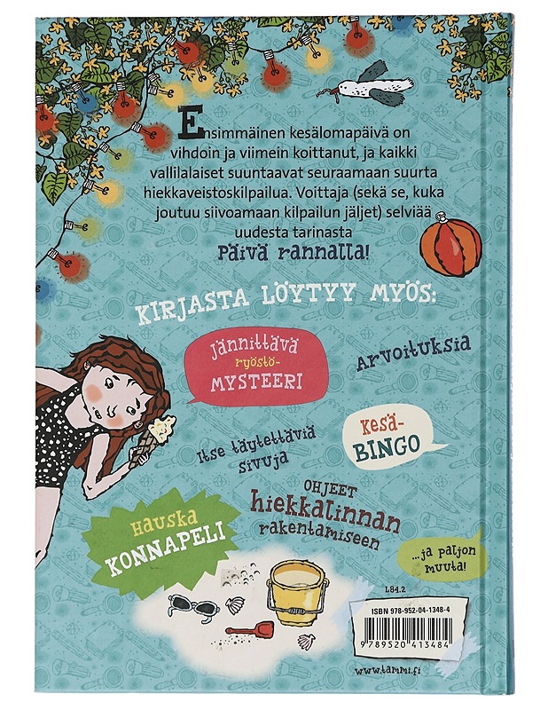 Lasse-Maijan kesälomakirja : päivä rannalla - Widmark, Martin - Lastenkirjat - 10105427113 - 1