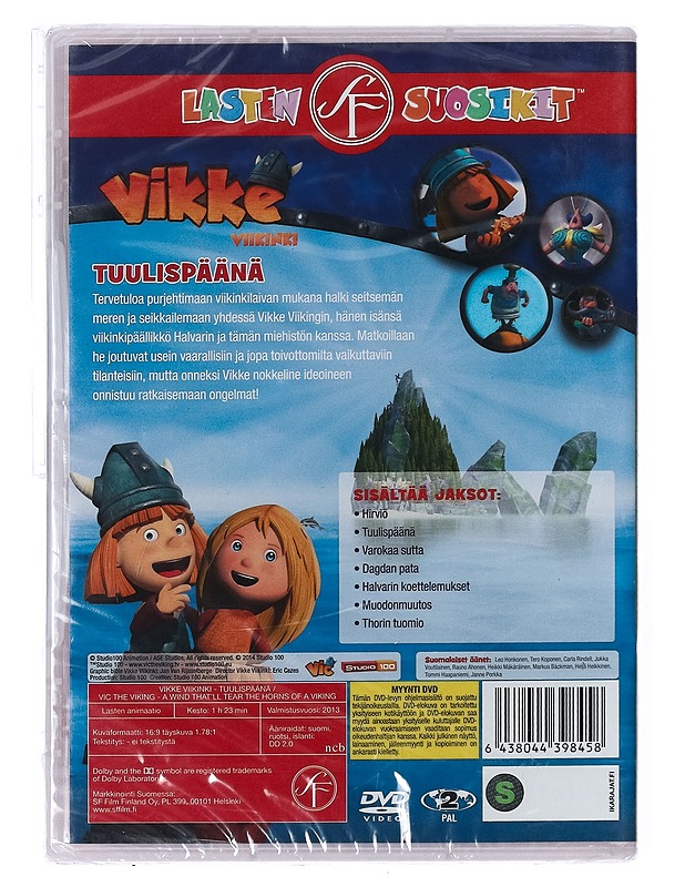 Vikke Viikinki tuulispäänä - DVD - DVD-elokuvat - 10105427114 - 1