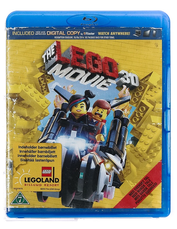 The Lego Movie 3D - Blu-Ray - Blu-ray-levyt - 10105427118 - 0
