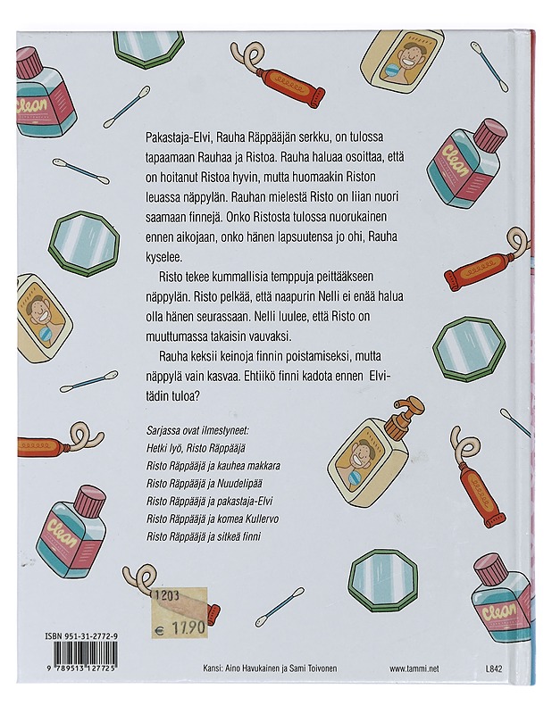 Risto Räppääjä ja sitkeä finni - Sinikka Nopola, Tiina Nopola - Lastenkirjat - 10105427117 - 1