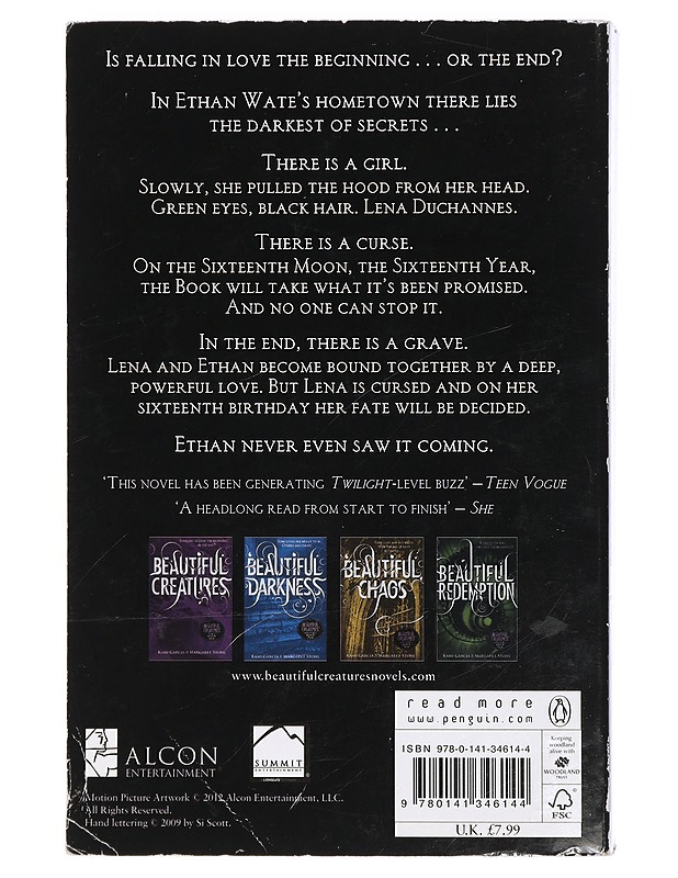 Beautiful creatures -  Kami Garcia, Margaret Stohl - Romaanit ja novellit - 10105427124 - 1