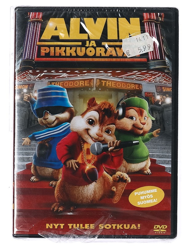 Alvin ja pikkuoravat - DVD - DVD-elokuvat - 10105427173 - 0