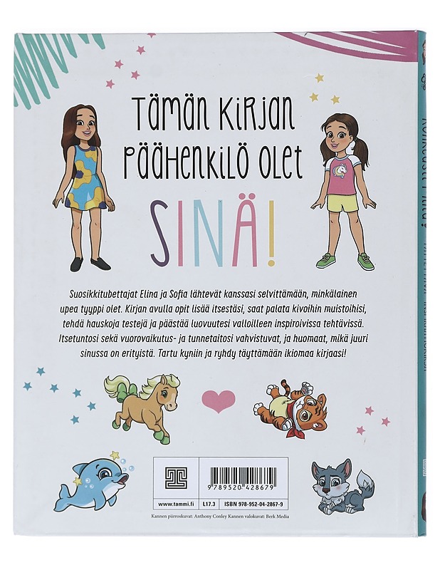 Rohkeasti minä! : täytettävä inspiraatiokirja - Elina ja Sofia - Tietokirjat ja oppaat - 10105427191 - 1