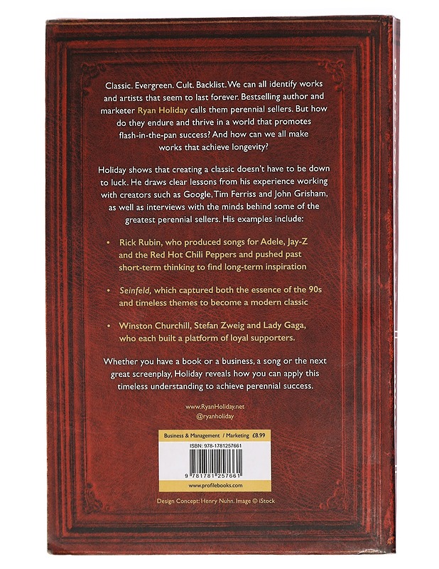 Perennial seller : the art of making and marketing work that lasts - Ryan Holiday - Tietokirjat ja oppaat - 10105427223 - 1